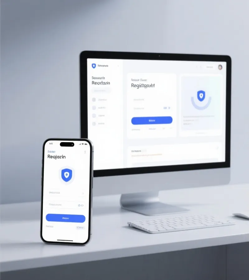 Registration Process UI
